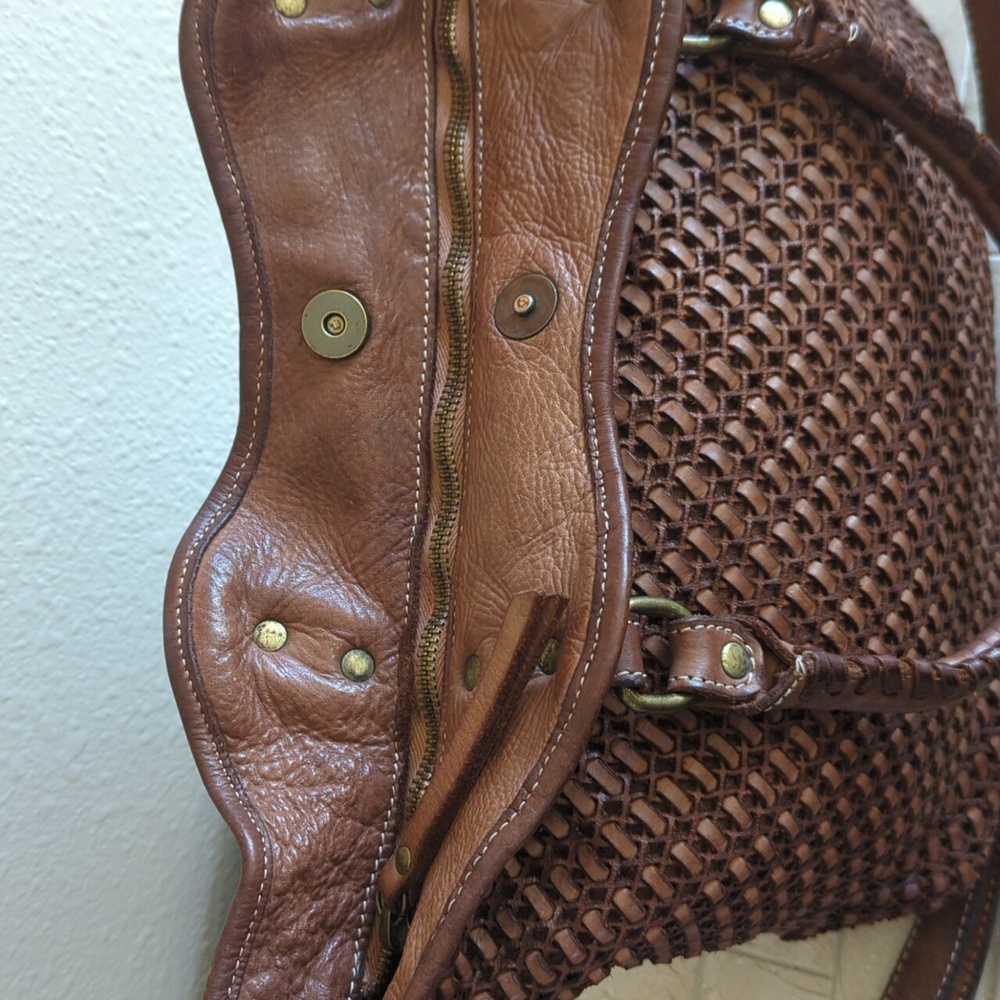 Sundance Woven Leather Bag - Picture 7 of 10